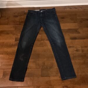 AG Adriano Goldschmied Women's Midnight Straight Leg Jeans